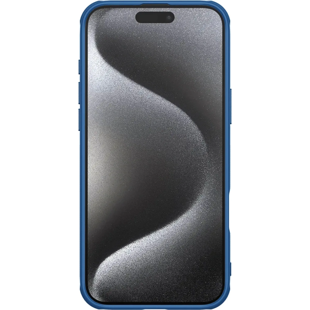 Etui Nillkin Super Frosted Shield Pro Magnetic Case do Apple iPhone 16 Pro niebieskie