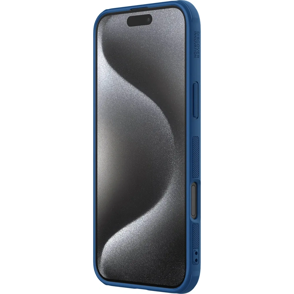 Etui Nillkin Super Frosted Shield Pro Magnetic Case do Apple iPhone 16 Pro niebieskie