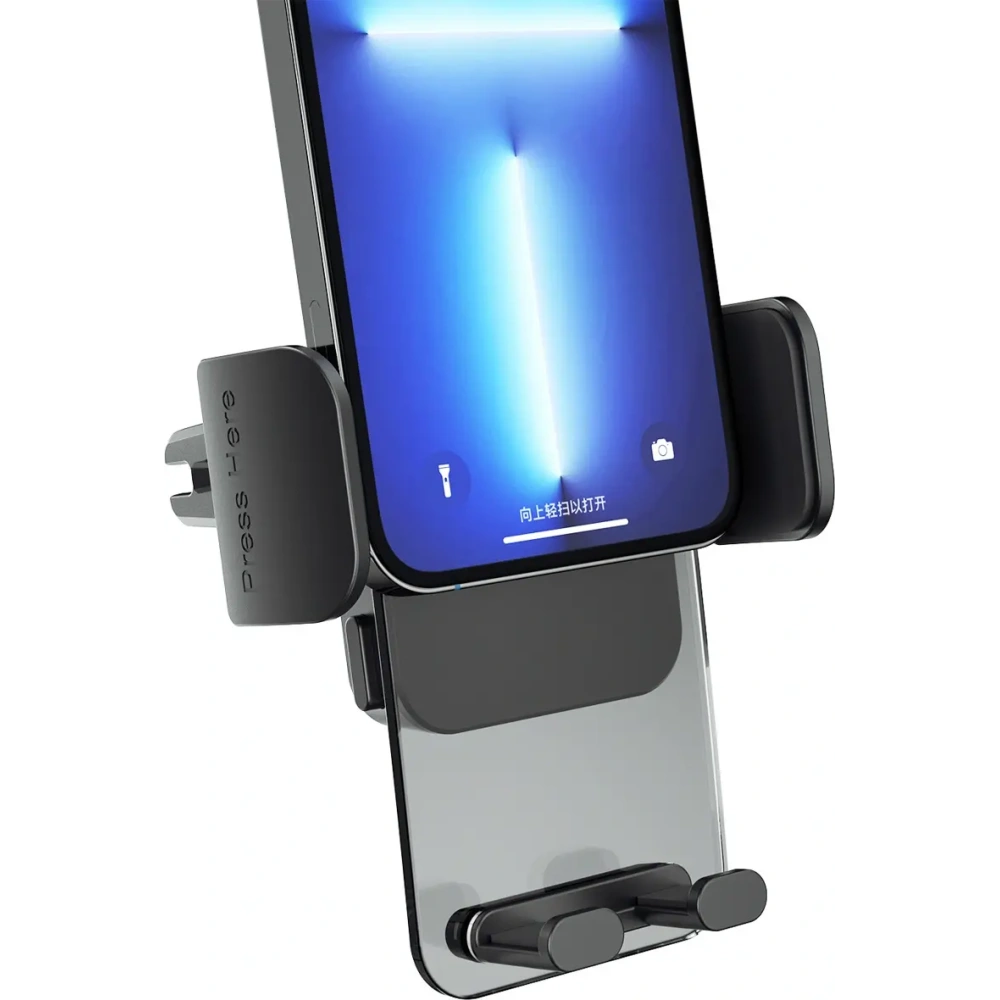 Uchwyt samochodowy do kratki Dudao F8 Max grawitacyjny czarny