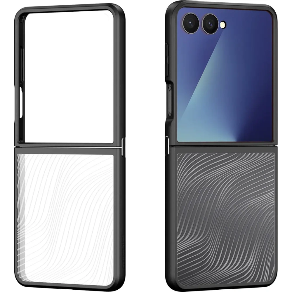 Etui Dux Ducis Aimo do Samsung Galaxy Z Flip7 czarne