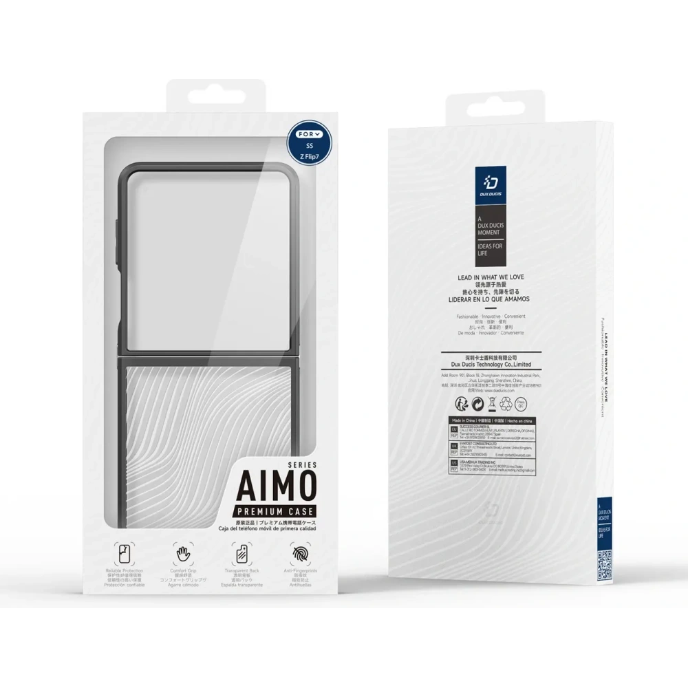 Etui Dux Ducis Aimo do Samsung Galaxy Z Flip7 czarne