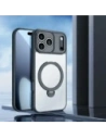 Etui Dux Ducis Aimo Mag z pierścieniem magnetycznym i podstawką do Apple iPhone 17 Pro Max czarne