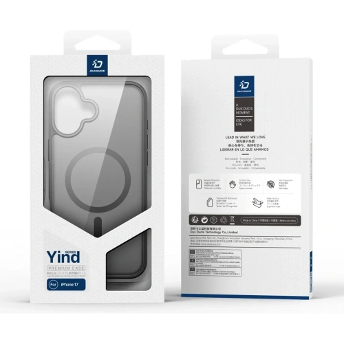 Etui Dux Ducis Yind MagSafe do Apple iPhone 17 czarne