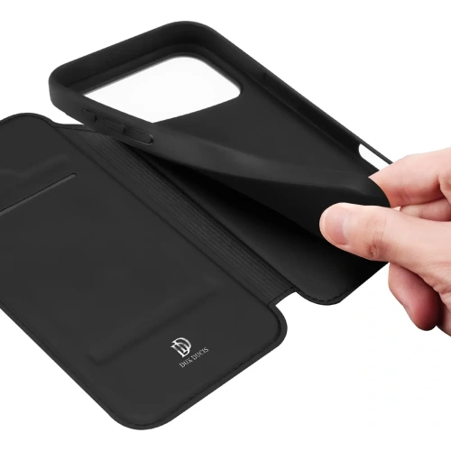 Etui z klapką Dux Ducis Skin Pro do Apple iPhone 17 czarne