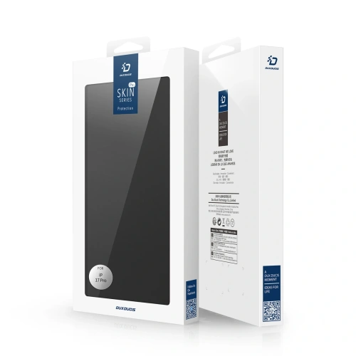 Etui z klapką Dux Ducis Skin Pro do Apple iPhone 17 Pro czarne