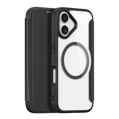 Etui z klapką Dux Ducis Skin X Pro MagSafe do Apple iPhone 17 czarne