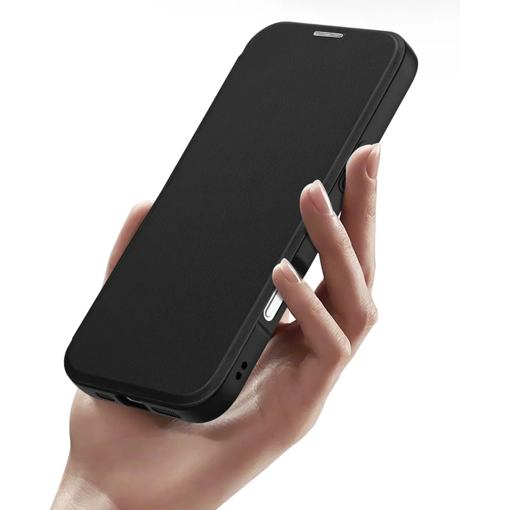 Etui z klapką Dux Ducis Skin X Pro MagSafe do Apple iPhone 17 czarne