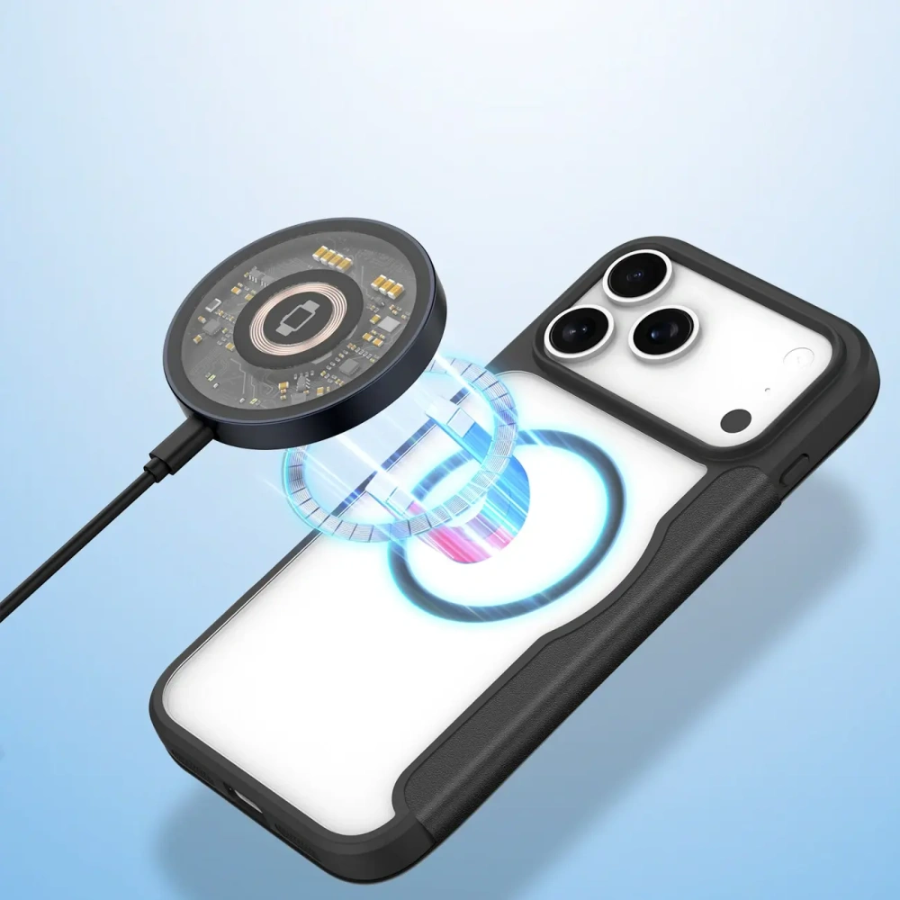 Etui z klapką Dux Ducis Skin X Pro MagSafe do Apple iPhone 17 Pro czarne