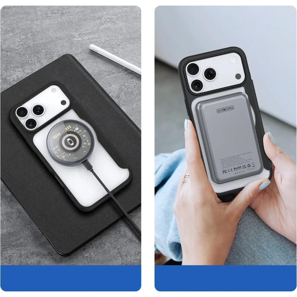 Etui z klapką Dux Ducis Skin X Pro MagSafe do Apple iPhone 17 Pro czarne