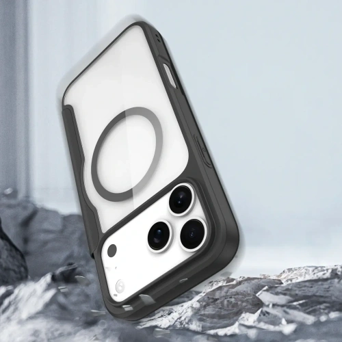 Etui z klapką Dux Ducis Skin X Pro MagSafe do Apple iPhone 17 Pro Max czarne