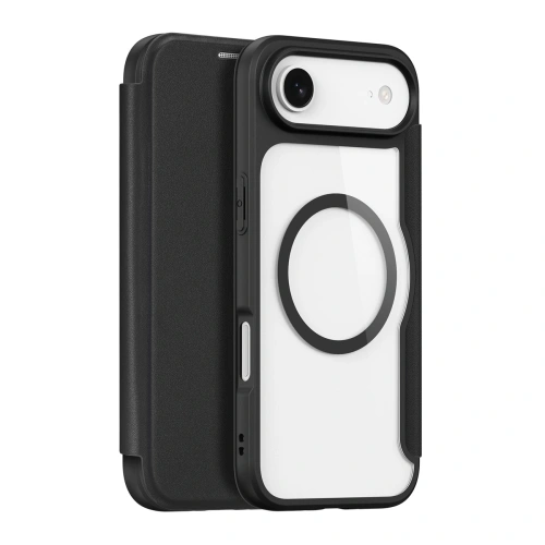 Etui z klapką Dux Ducis Skin X Pro MagSafe do Apple iPhone 17 Air czarne