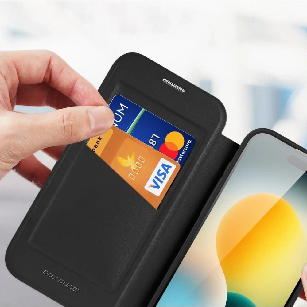 Etui z klapką Dux Ducis Skin X Pro MagSafe do Apple iPhone Air czarne