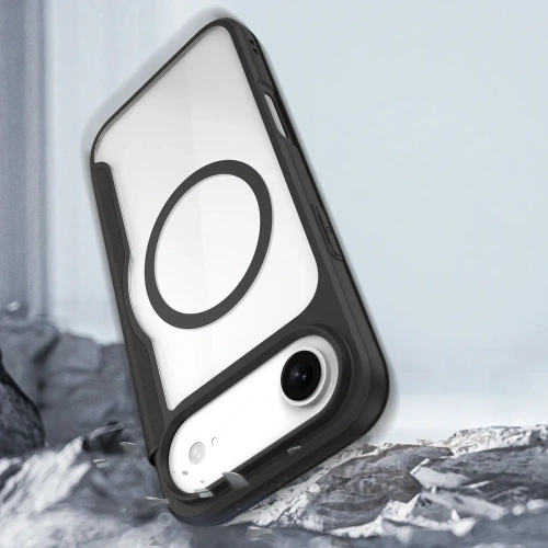 Etui z klapką Dux Ducis Skin X Pro MagSafe do Apple iPhone 17 Air czarne
