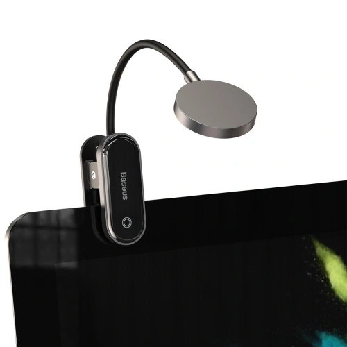 Buy Baseus (DGRAD-0G) Comfort Reading Mini Clip Lamp (dark gray) - BSU1559GRY - {ean13} - Home Screen Store Europe