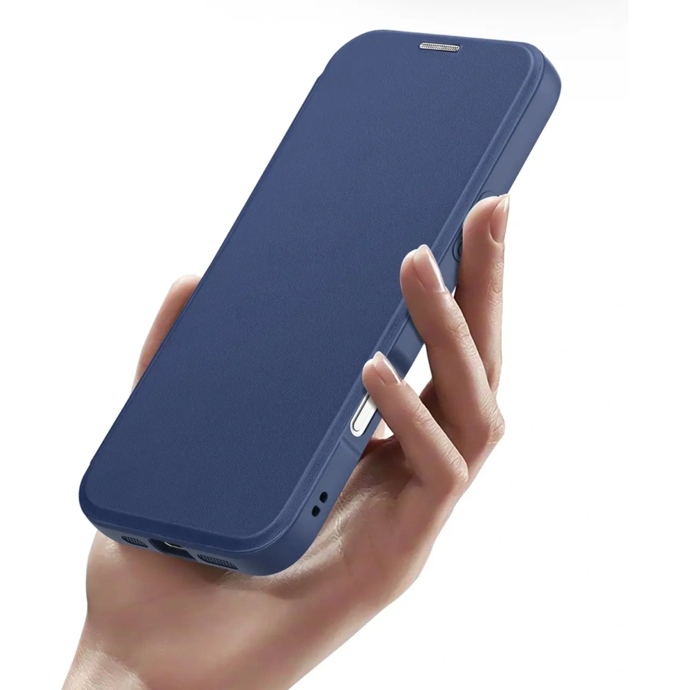 Etui z klapką Dux Ducis Skin X Pro MagSafe do Apple iPhone 17 niebieskie