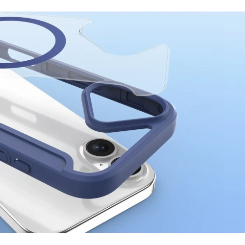 Etui z klapką Dux Ducis Skin X Pro MagSafe do Apple iPhone 17 niebieskie