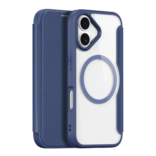Etui z klapką Dux Ducis Skin X Pro MagSafe do Apple iPhone 17 Air niebieskie