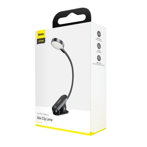 Kup Baseus Schreibtischlampe Comfort Reading, mit Clip (grau) - BSU1559GRY - {ean13} - Sklep Home Screen