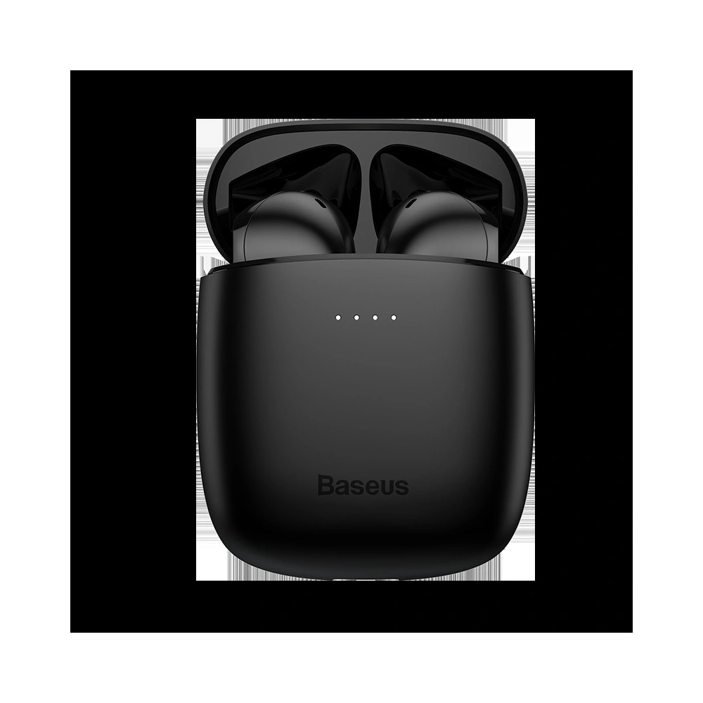 Bezprzewodowe słuchawki Baseus Encok W04 TWS, Bluetooth 5.0 (czarne)
