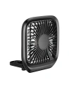 Automobilový ventilátor / větrák Baseus skládací na opěrku hlavy (černý)