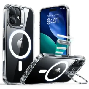 Etui ESR Classic Hybrid Kickstand MagSafe do Apple iPhone 17 Clear