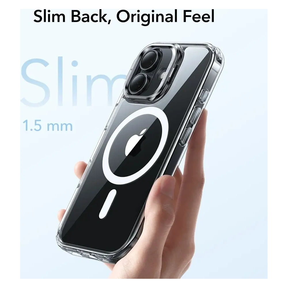 Etui ESR Classic Hybrid Kickstand MagSafe do Apple iPhone 17 Clear