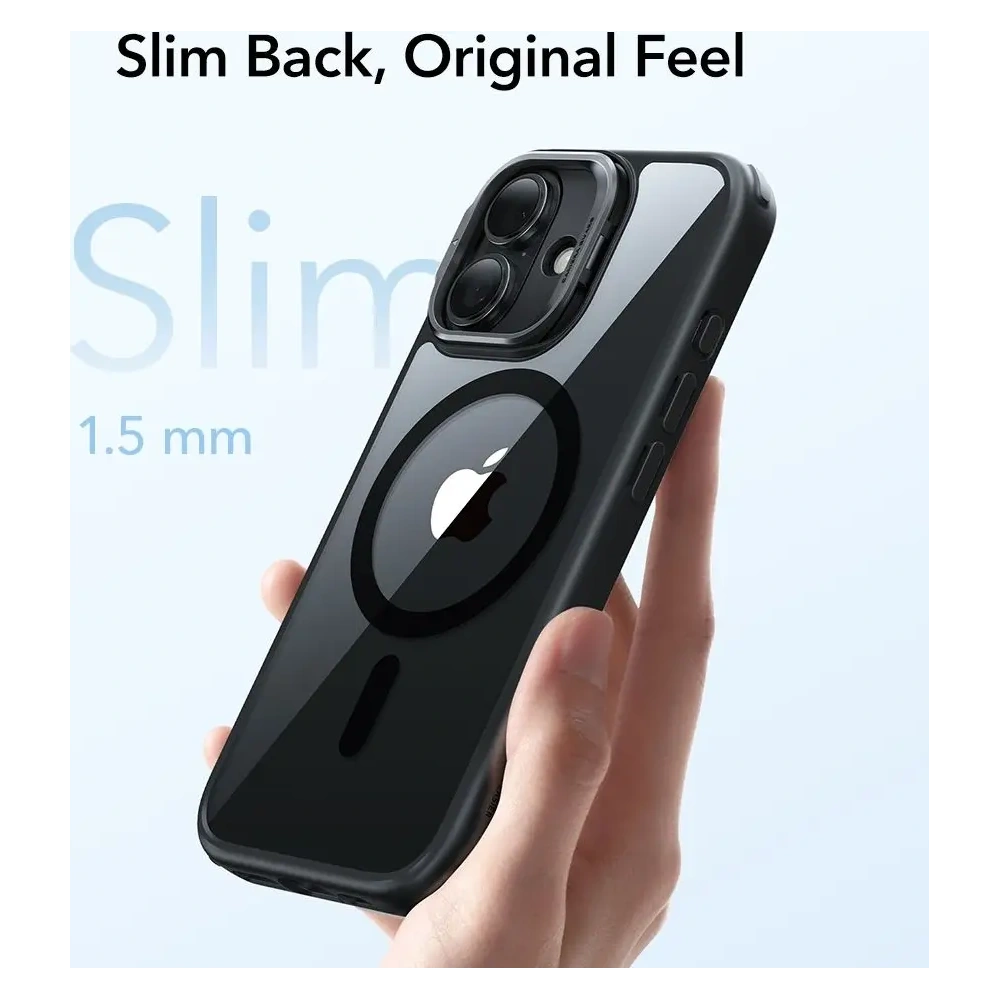 Etui ESR Classic Hybrid Kickstand MagSafe do Apple iPhone 17 Clear/black