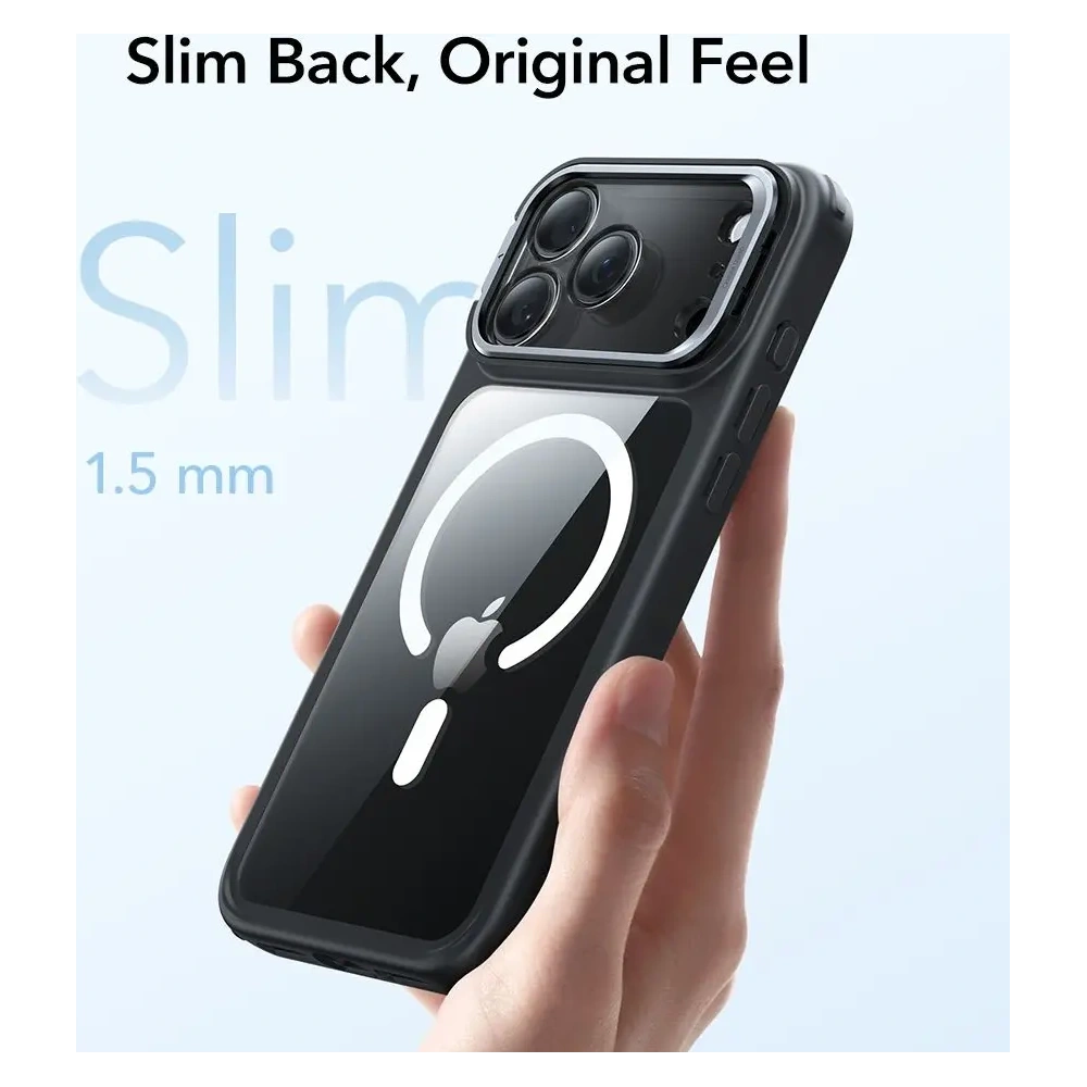 Etui ESR Classic Hybrid Kickstand MagSafe do Apple iPhone 17 Pro Clear/black