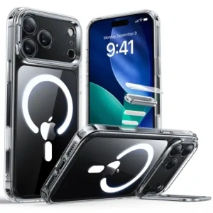 Etui ESR Classic Hybrid Kickstand MagSafe do Apple iPhone 17 Pro Max Clear