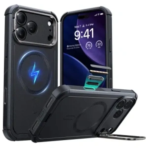 Etui ESR Cyber Kickstand MagSafe do Apple iPhone 17 Pro Max Black
