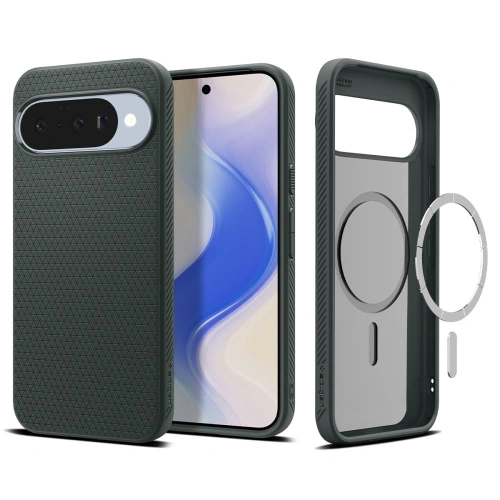 Etui Spigen Liquid Air Mag MagSafe do Google Pixel 10 / 10 Pro Abyss Green