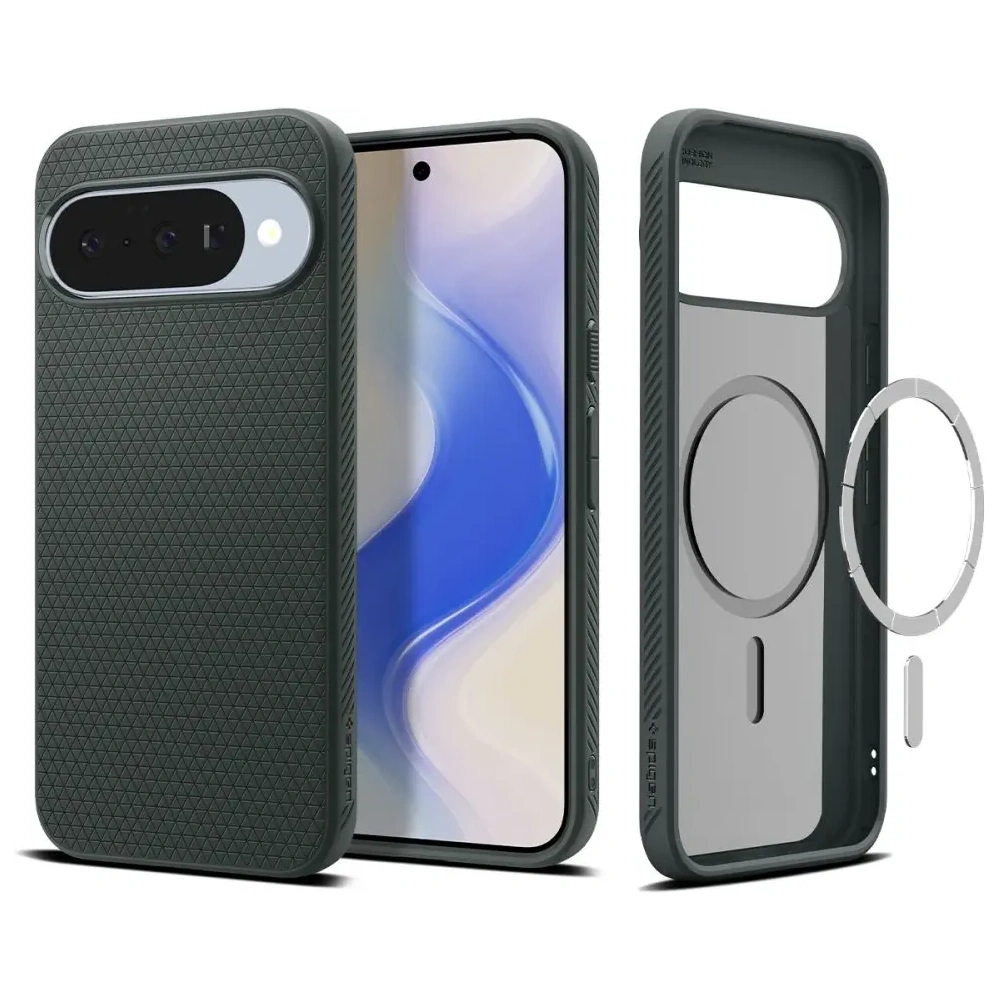 Etui Spigen Liquid Air Mag MagSafe do Google Pixel 10 / 10 Pro Abyss Green