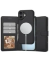 Etui z klapką Tech-protect Wallet MagSafe do Apple iPhone 17 Matte Black