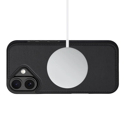 Etui z klapką Tech-protect Wallet MagSafe do Apple iPhone 17 Matte Black