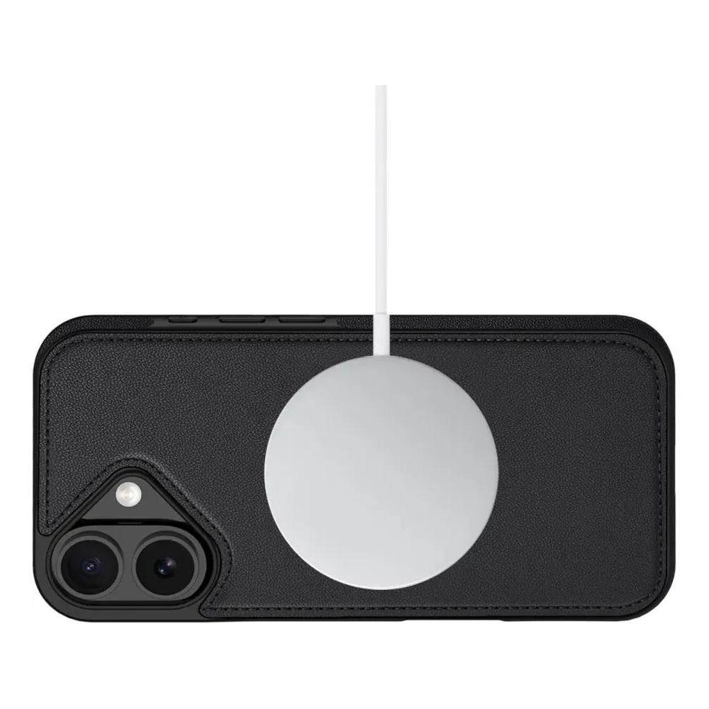 Etui z klapką Tech-protect Wallet MagSafe do Apple iPhone 17 Matte Black