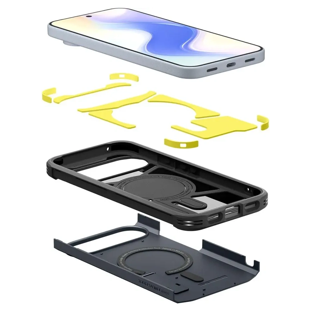 Etui Spigen Tough Armor Mag MagSafe do Google Pixel 10 / 10 Pro Metal Slate