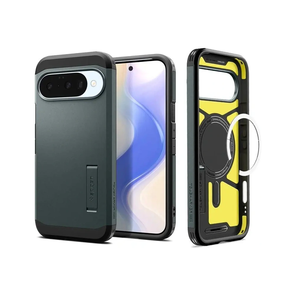 Etui Spigen Tough Armor Mag MagSafe do Google Pixel 10 / 10 Pro Abyss Green