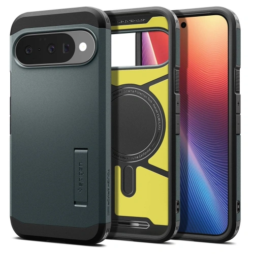 Etui Spigen Tough Armor Mag MagSafe do Google Pixel 10 / 10 Pro Abyss Green