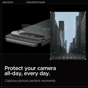 Osłona aparatu Spigen Optik Glas.tr Camera Protector do Google Pixel 10 Pro Crystal Clear [2 PACK]