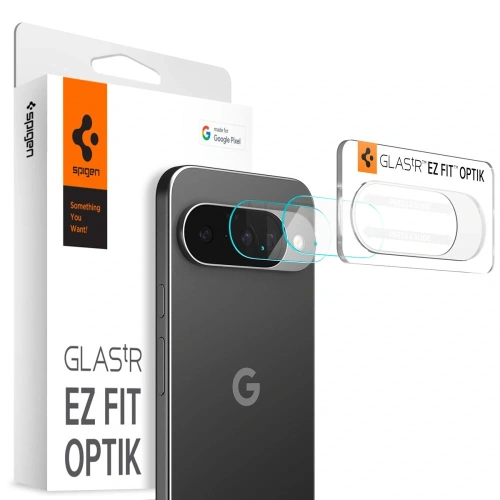 Osłona aparatu Spigen Optik Glas.tr Camera Protector do Google Pixel 10 Crystal Clear [2 PACK]