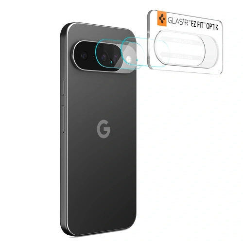 Osłona aparatu Spigen Optik Glas.tr Camera Protector do Google Pixel 10 Crystal Clear [2 PACK]