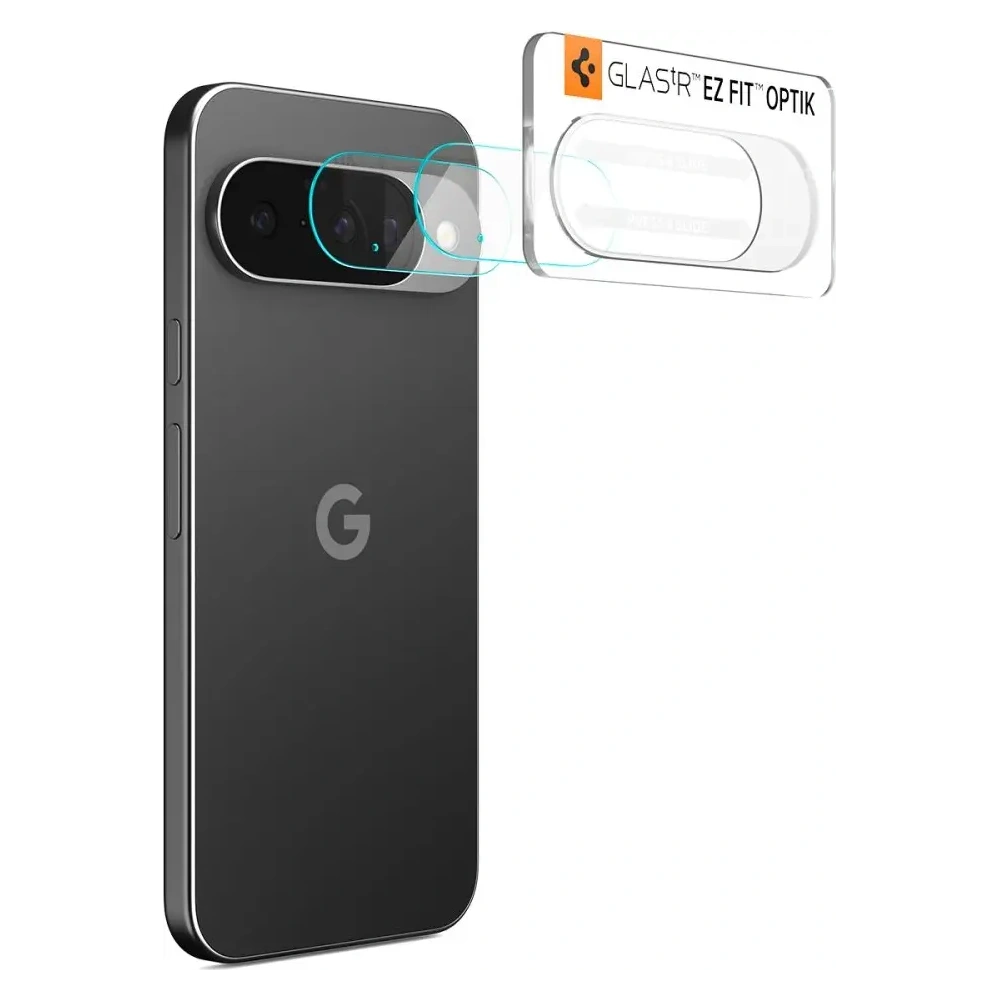 Osłona aparatu Spigen Optik Glas.tr Camera Protector do Google Pixel 10 Crystal Clear [2 PACK]