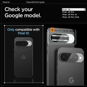 Osłona aparatu Spigen Optik Glas.tr Camera Protector do Google Pixel 10 Crystal Clear [2 PACK]