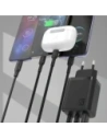 Ładowarka sieciowa Dudao A29 65W GaN 2xUSB-C, USB-A czarna