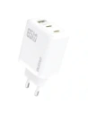 Ładowarka sieciowa Dudao A29 65W GaN 2xUSB-C, USB-A biała