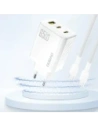 Ładowarka sieciowa Dudao A29 65W GaN 2xUSB-C, USB-A biała
