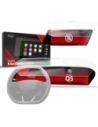 Folia matowa GrizzGlass CarDisplay Protection do Audi Q5 14,5" (2025) [2w1]