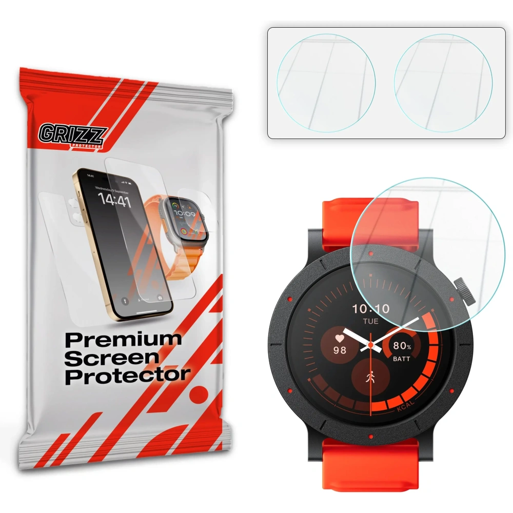 Szkło hybrydowe GrizzGlass HybridGlass do CMF Watch 3 Pro