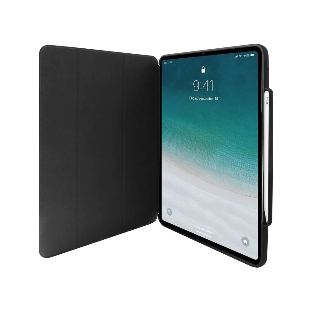 Etui PURO Booklet Zeta Pro Apple iPad Pro 12.9 2018 (3. generacji) w/Magnet & Stand up z ładowaniem Apple Pencil (czarny)