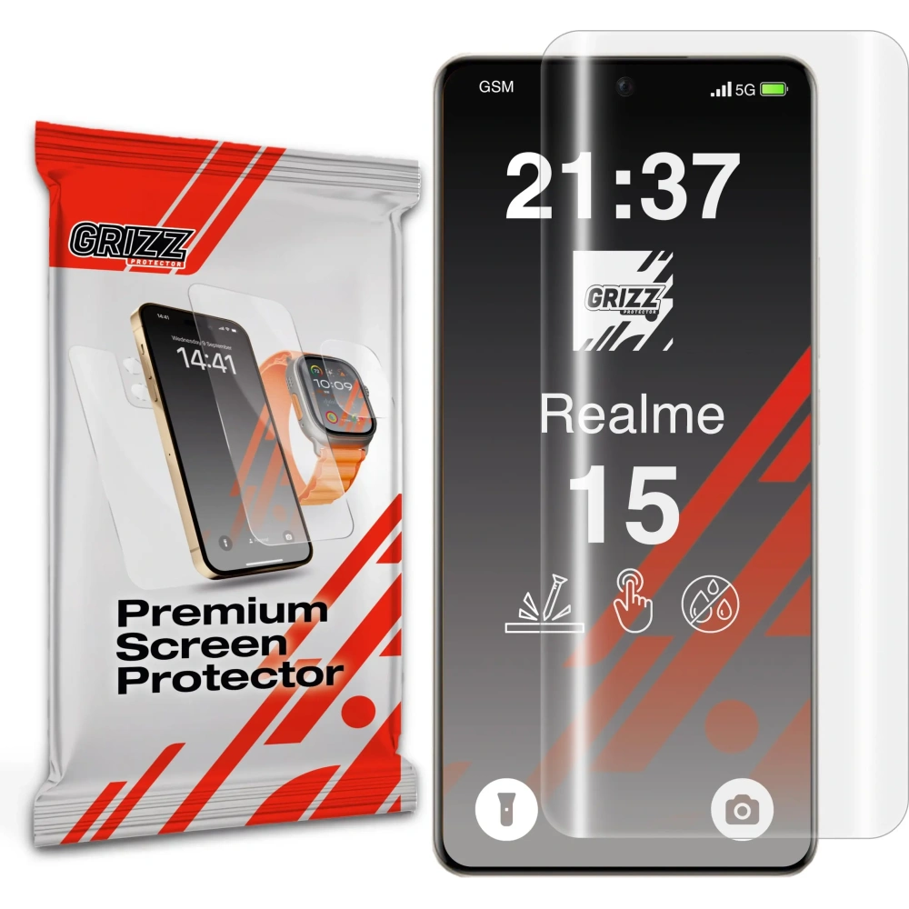 Folia hydrożelowa GrizzGlass Hydrofilm do Realme 15